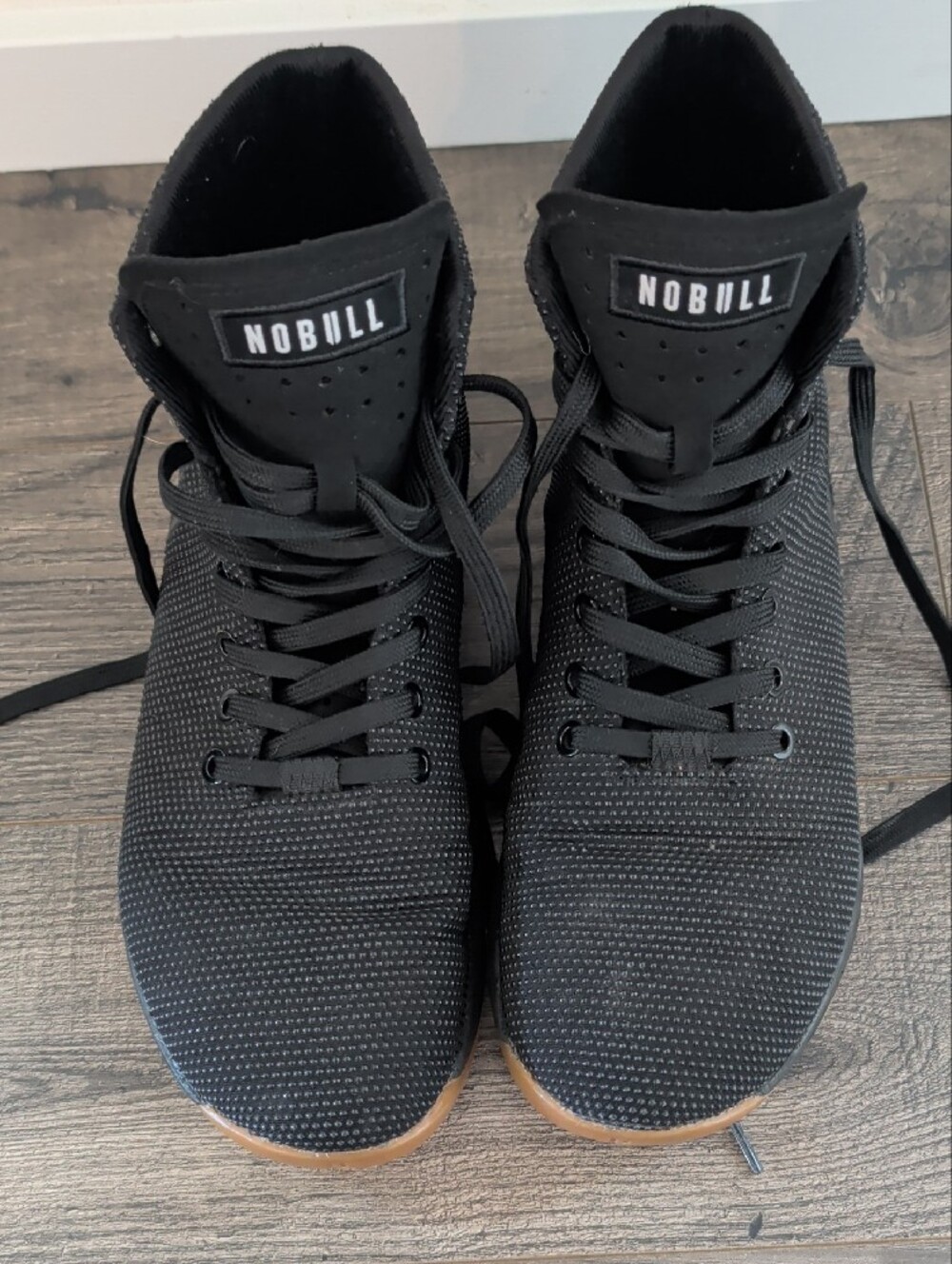 NOBULL Black High-Top Training Shoes with Gum Sole - Picture 7 of 7